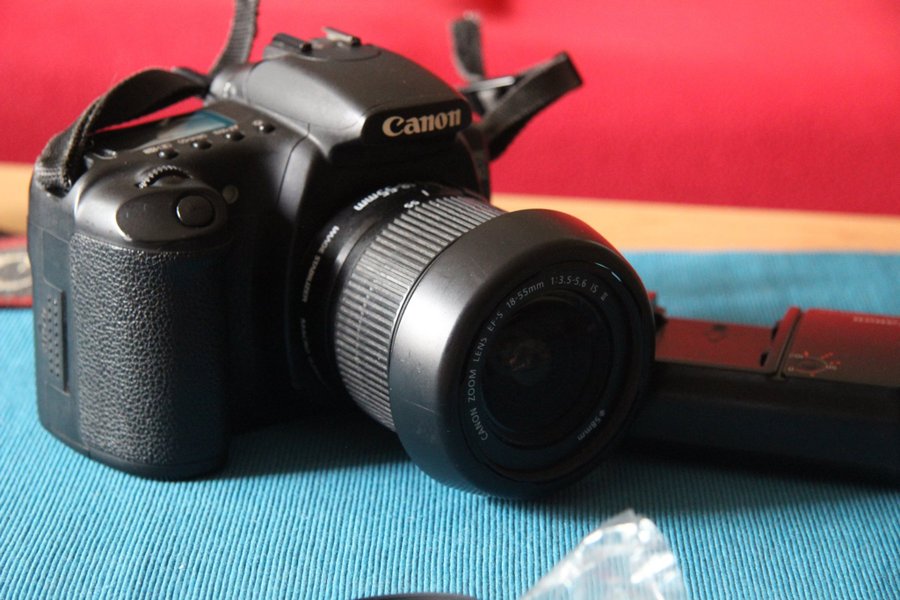 Canon EOS 20D med objektiv +