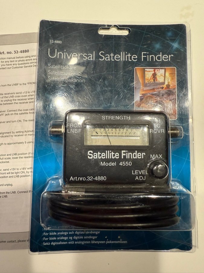 Satellitfinder - Modell 4550