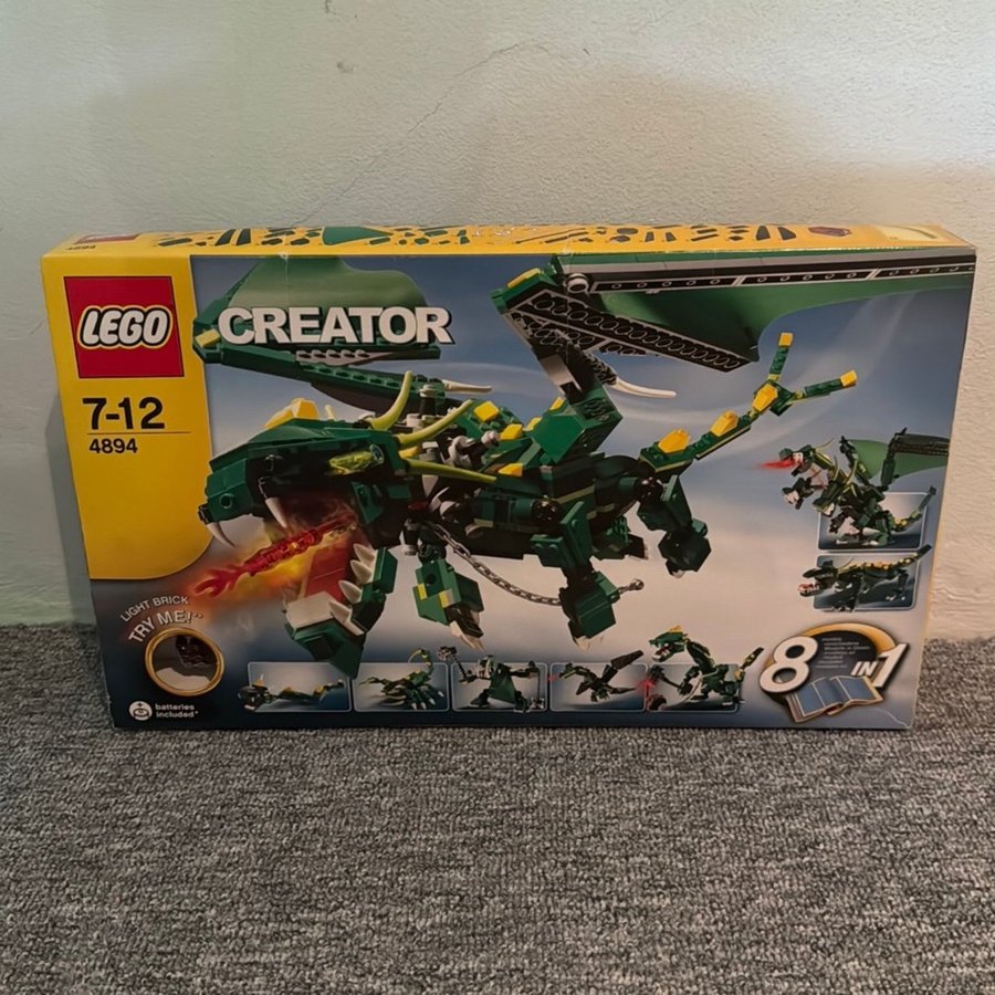 uåbnet - LEGO Creator 4894 - Dragen