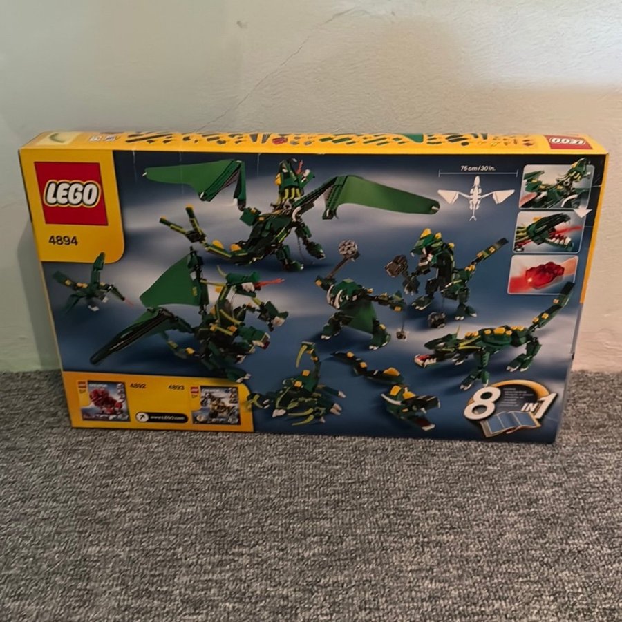 uåbnet - LEGO Creator 4894 - Dragen