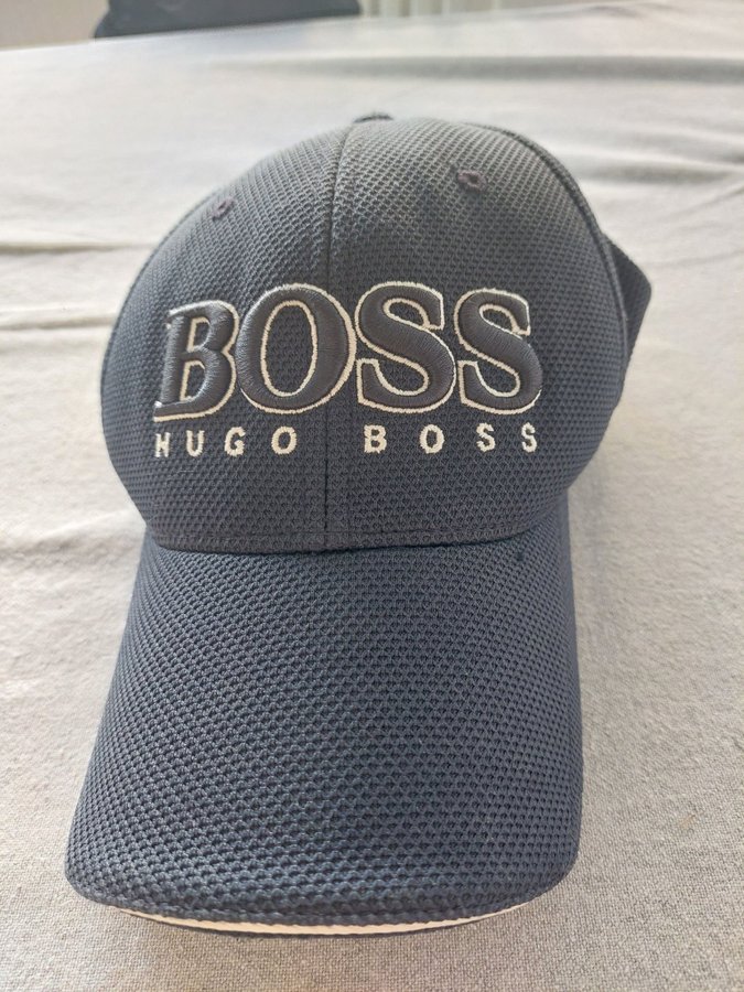 Hugo Boss blå keps, storlek ONE SIZE