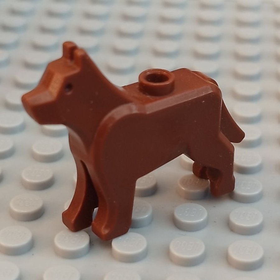 LEGO Hund Figur Brun