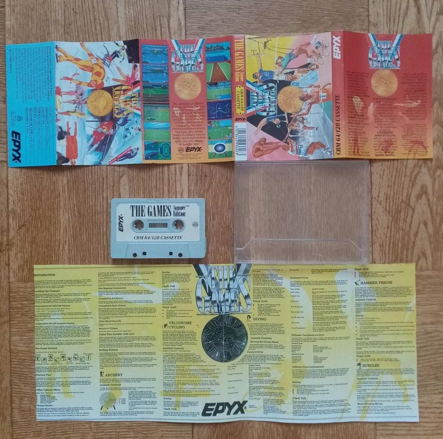 The Games - Summer Edition (US Gold - Epyx) - Commodore 64 / C64 Spel