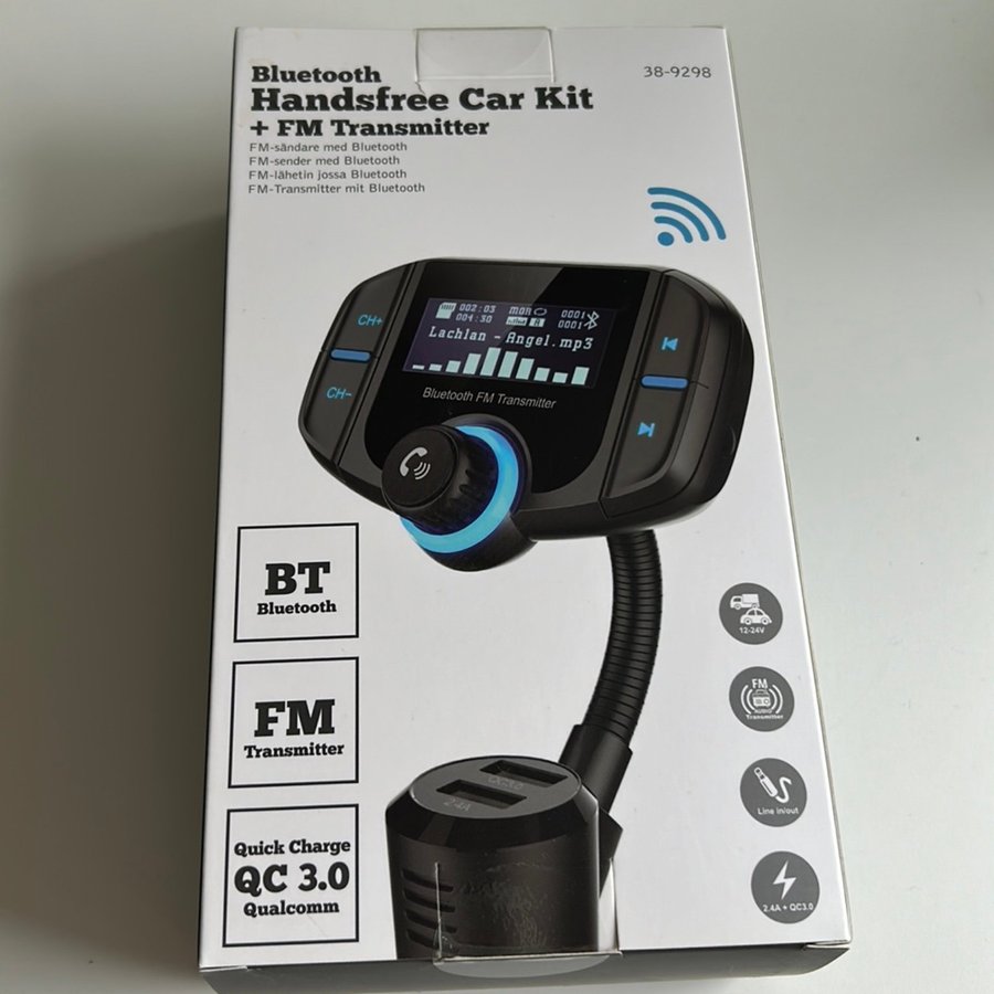 Handsfree Car kit Bluetooth från Clas Ohlson