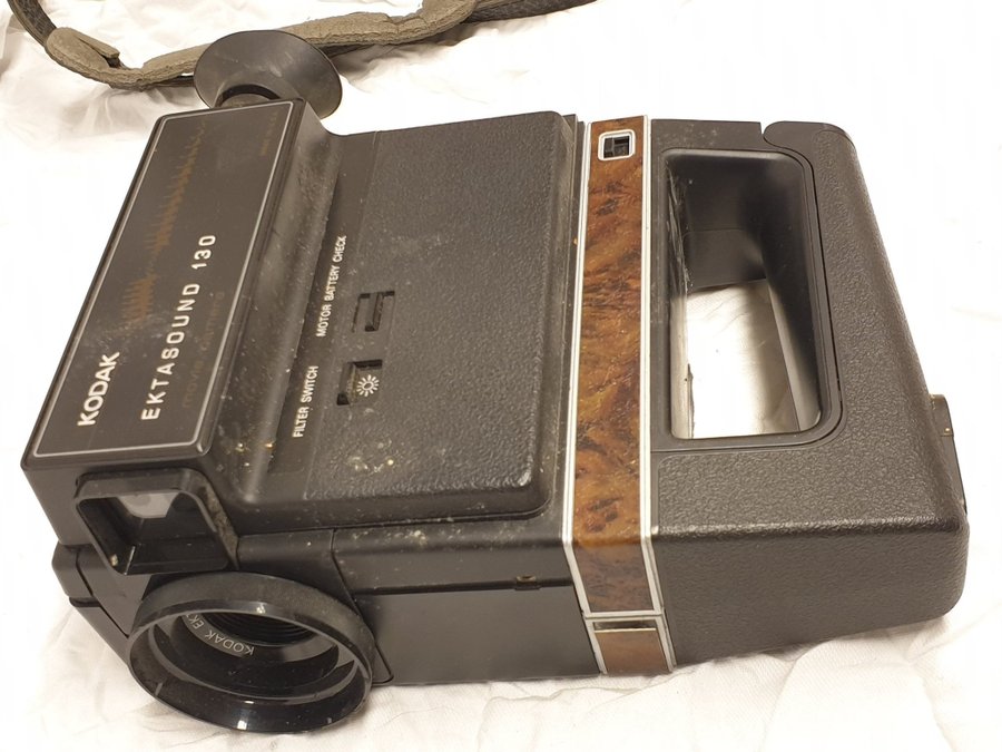 Kodak Ektasound 1300 Filmkamera, original väska och extern microfon. Vintage!