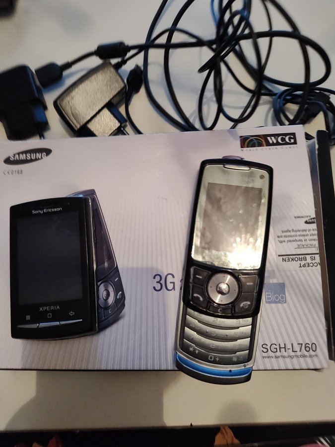 Sony Ericsson Xperia och Samsung SGH-L760