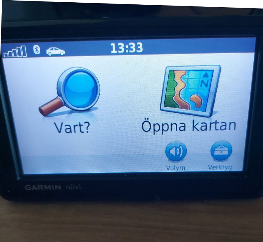 Garmin nüvi 1390 GPS med 2025 års europa karta