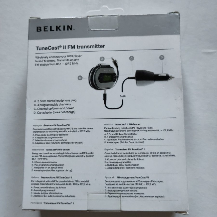 Belkin fm transmitter