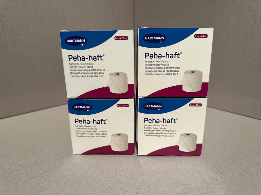 4st Hartmann Peha-Stick Justerbar Binda, Bandage, Latexfri (20 m x 8 cm)