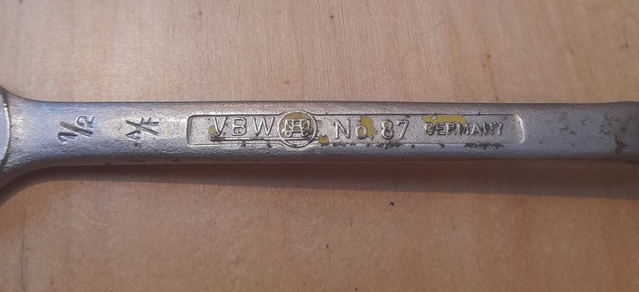 VBW Blocknyckel 1/2" Germany