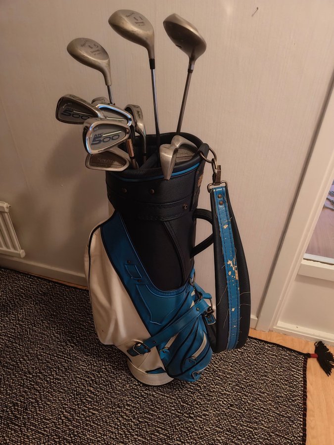 Golfset med väska