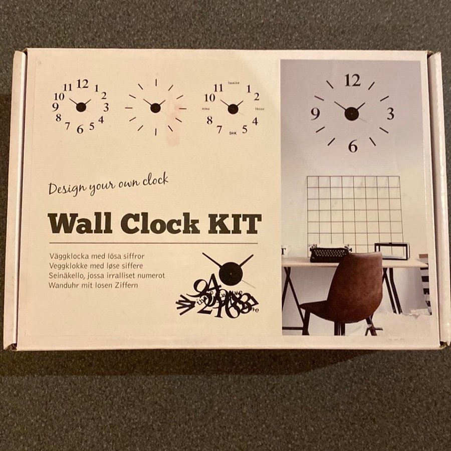 Wall clock kit/ Horloge