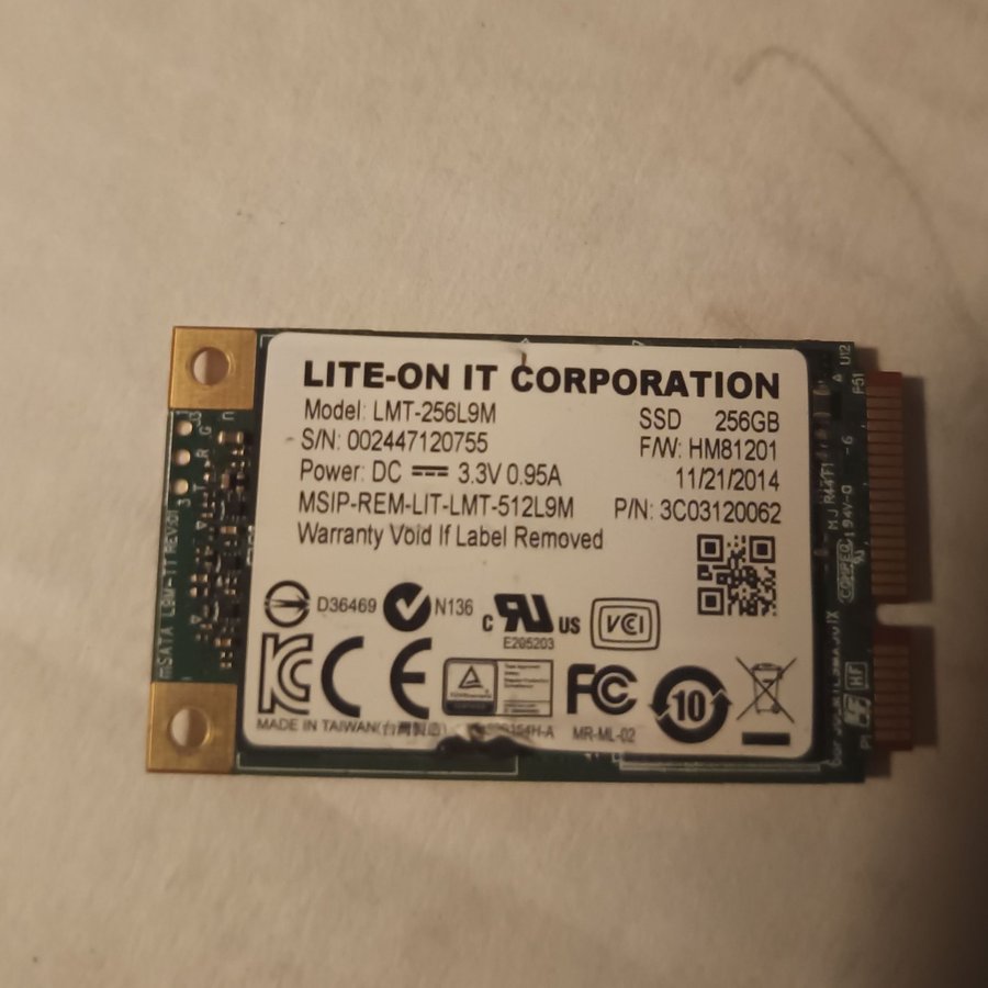 LITE-ON IT 256gb ssd