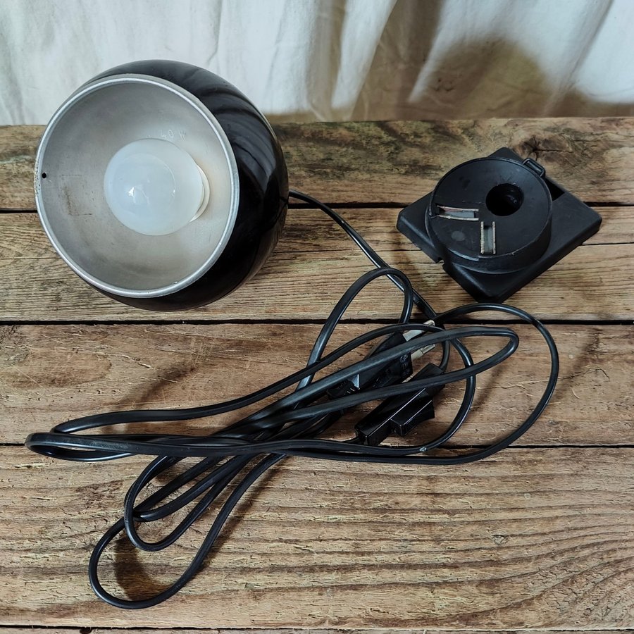 Artilux Bordslampa Vägglampa Läslampa Svart Retro Lampa