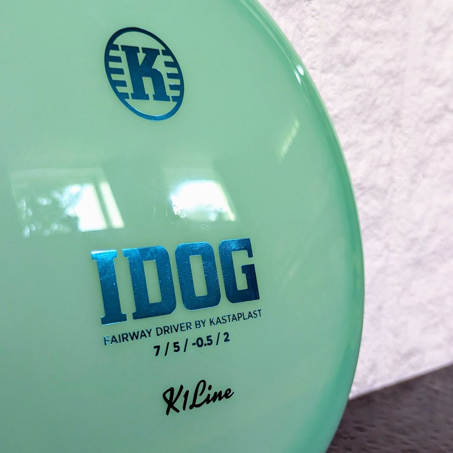 Kastaplast - First run K1 Idog disc för discgolf