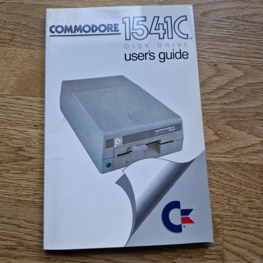 Commodore 1541C Disk Driver User guide floppy diskett manual retrodator c64