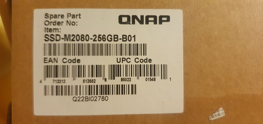 QNAP - SSD SSD 256GB M.2 2280 SATA-600