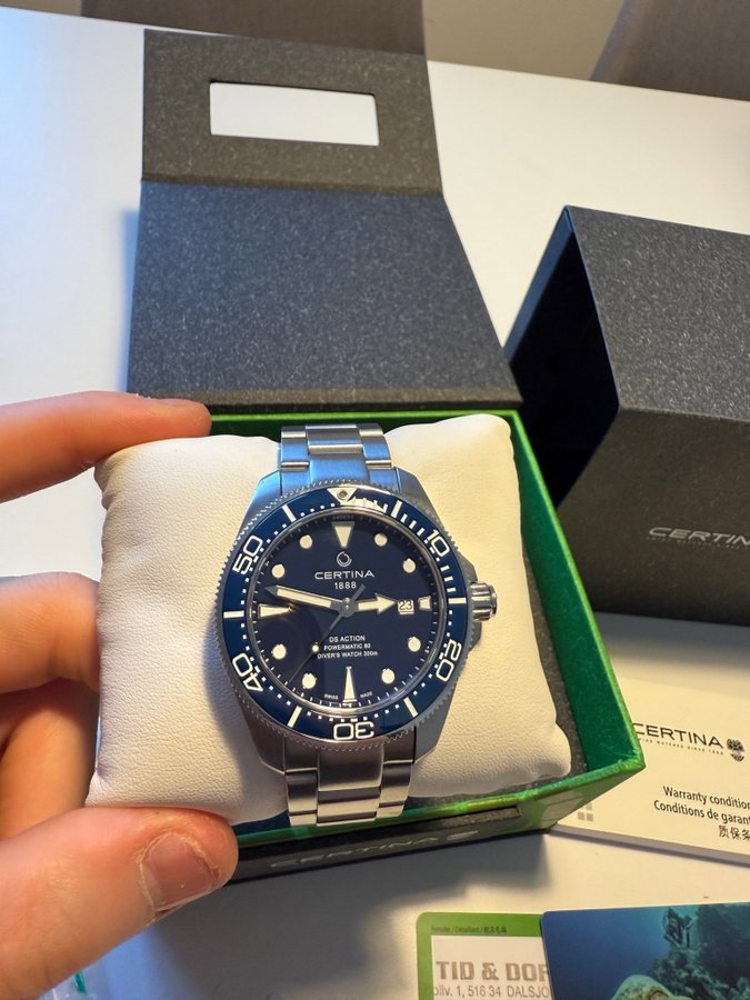 Certina DS Action Diver Blue 43mm