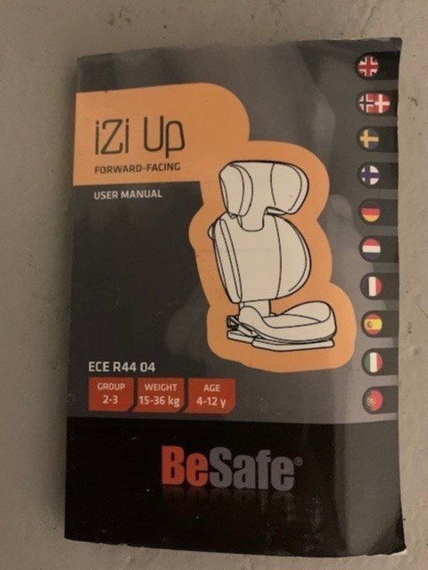 Bilbarnstol BeSafe iZi Up 15-36 kg 4-12 år