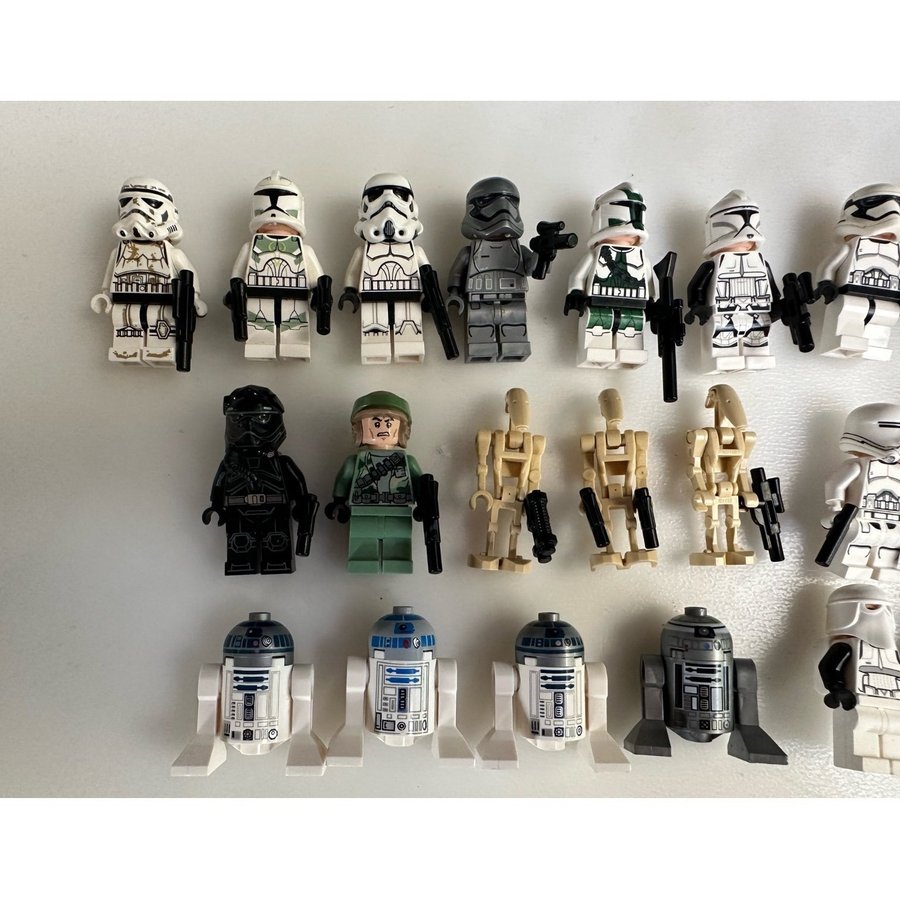 Lego Star Wars Minifigurer ( stormtroopers R2D2)