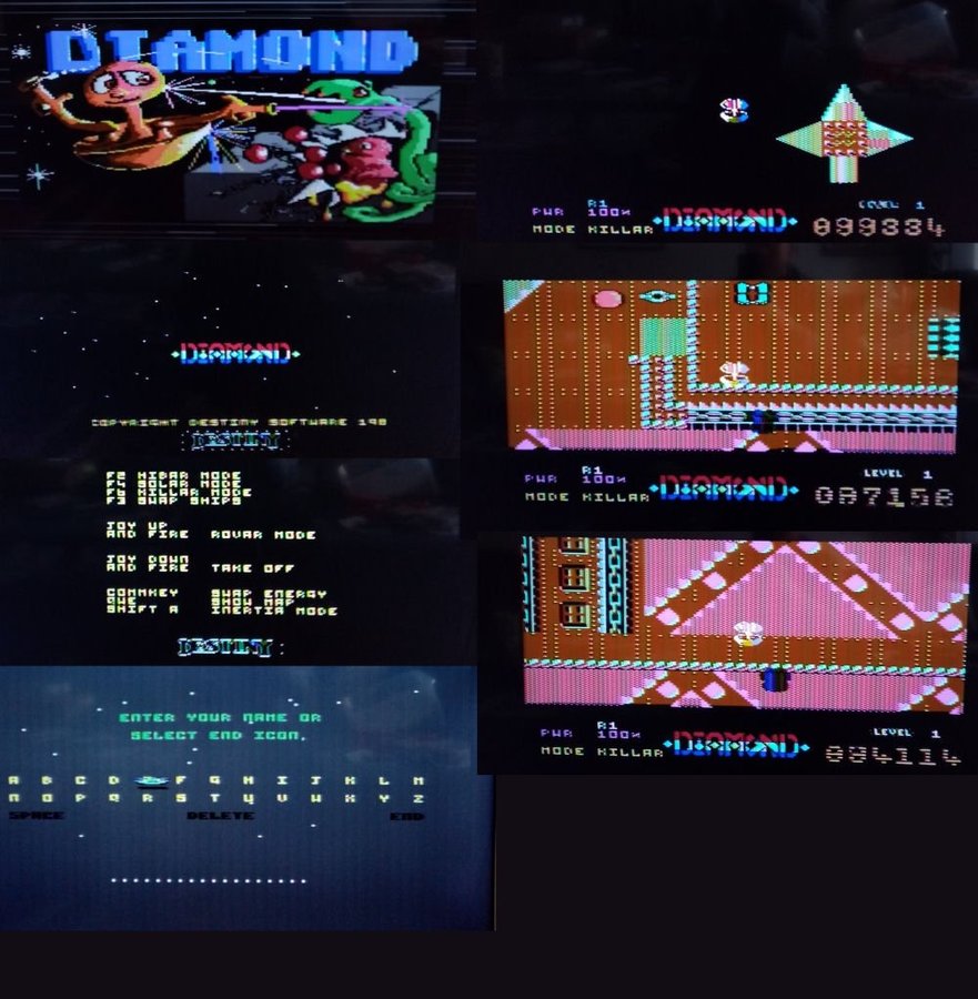 Diamond (Destiny - Activision) ->TESTAD<- Commodore 64 / C64 Spel