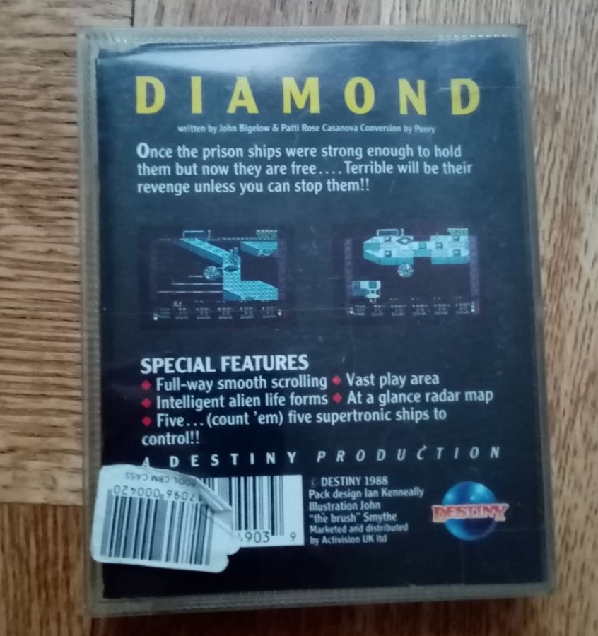 Diamond (Destiny - Activision) ->TESTAD<- Commodore 64 / C64 Spel