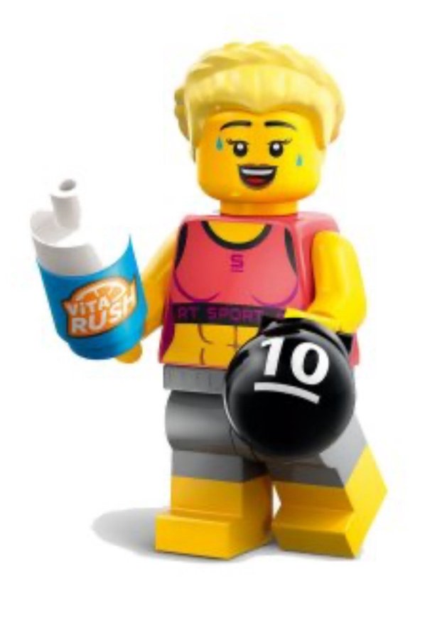 Lego minifigure serie 25 71045 Fitnessinstruktör