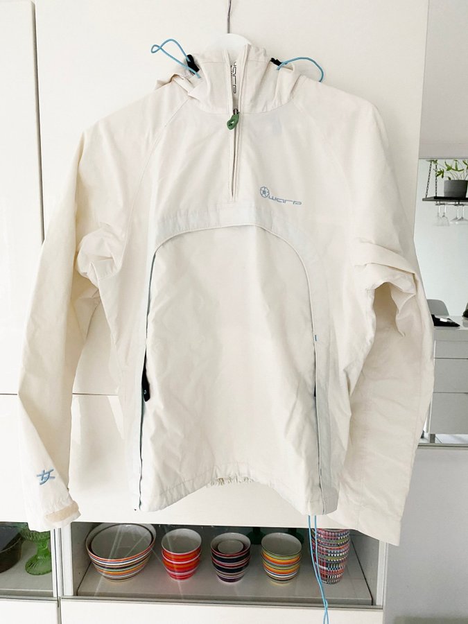 Warp vit skid anorak, storlek M