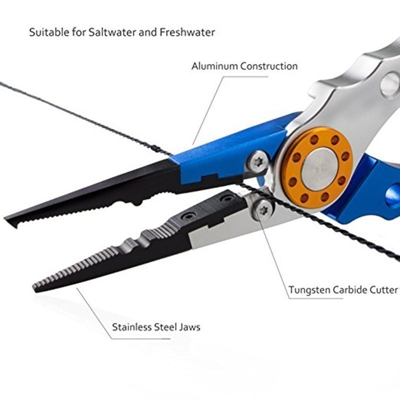 Ny Aluminiumlegering Multifunktionella tänger fiske verktyg