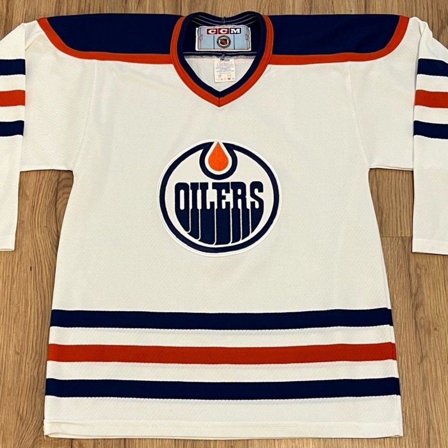 Edmonton Oilers CCM Hockey Jersey Sport Maska Made in Canada 90’s Vintage!