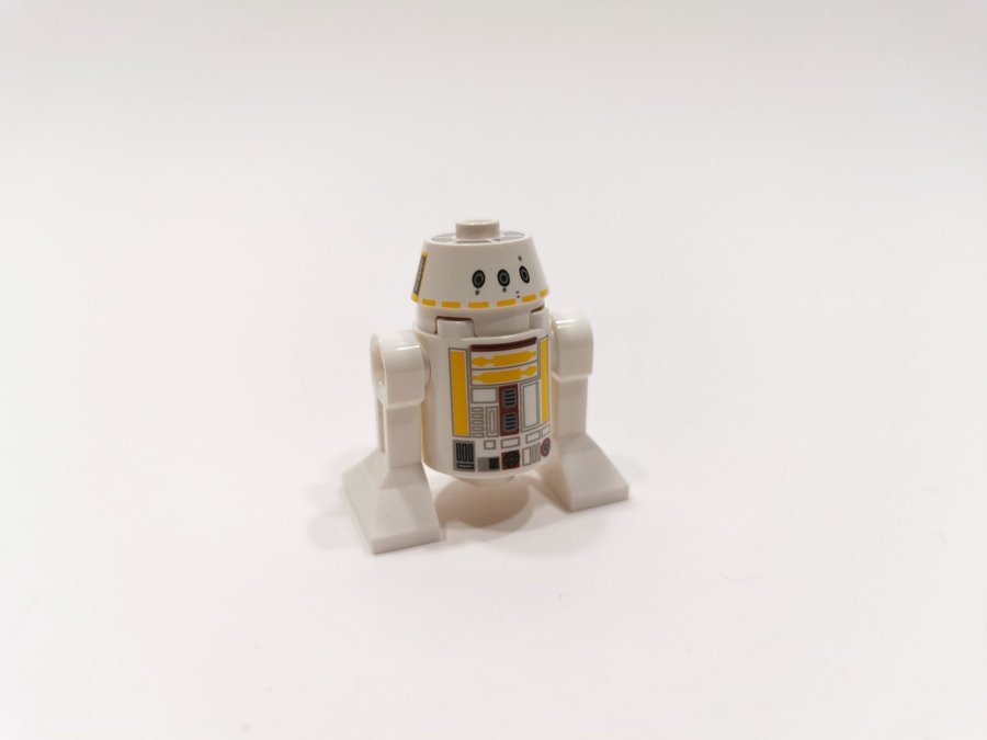 Lego - minifigur - starwars - droid - R5-F7 - vit