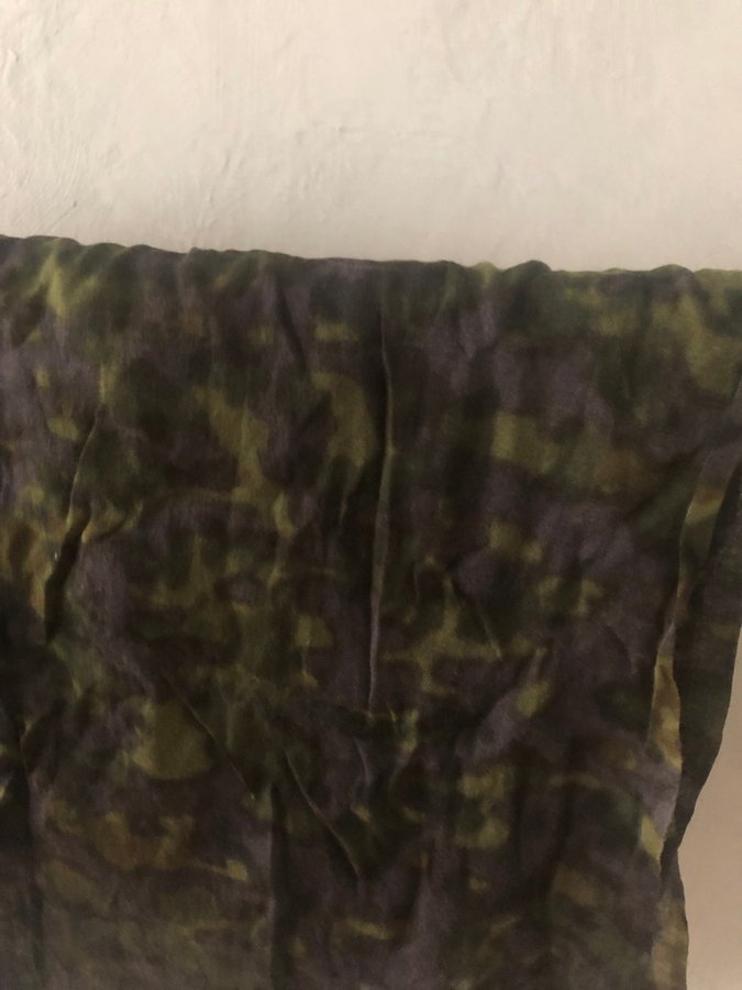 Vintage Dries Van Noten cashmere camouflage sjal/halsduk