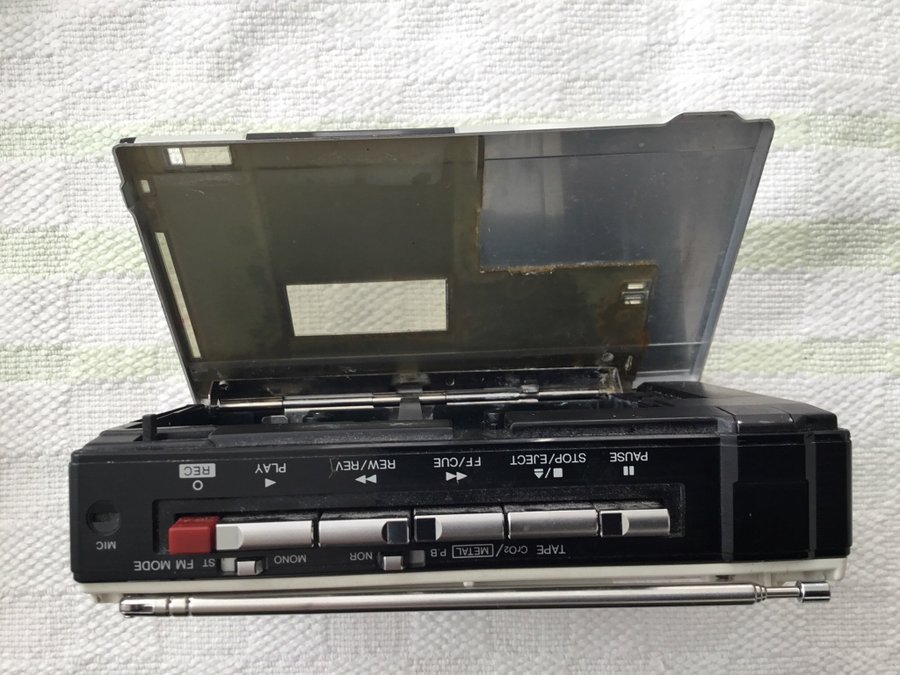 National RX-1955 FM Stereo Radio Cassette Recorder