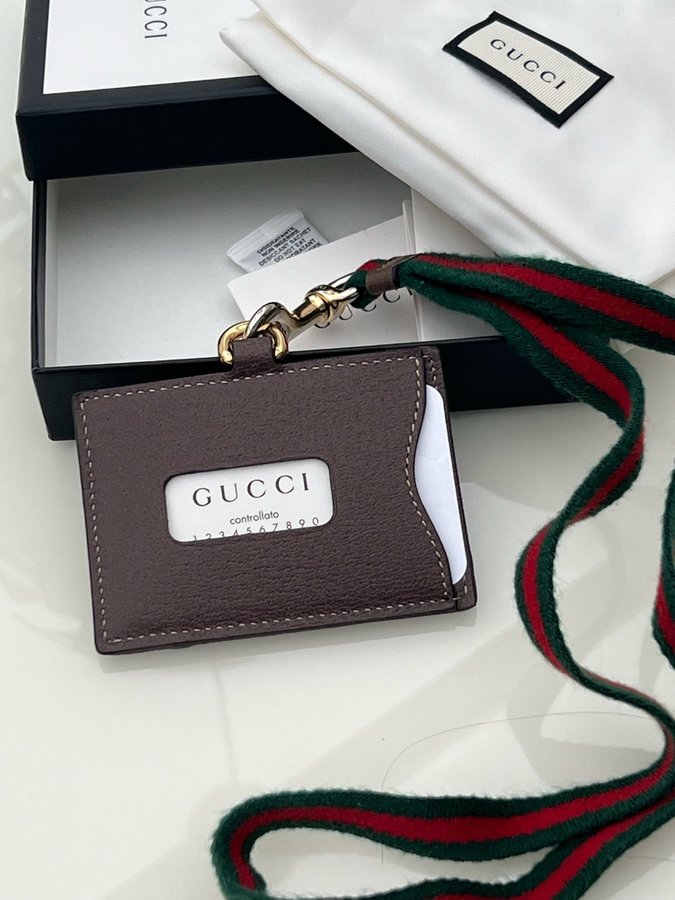 Vintage Gucci-GG EMBLEM korthållare .