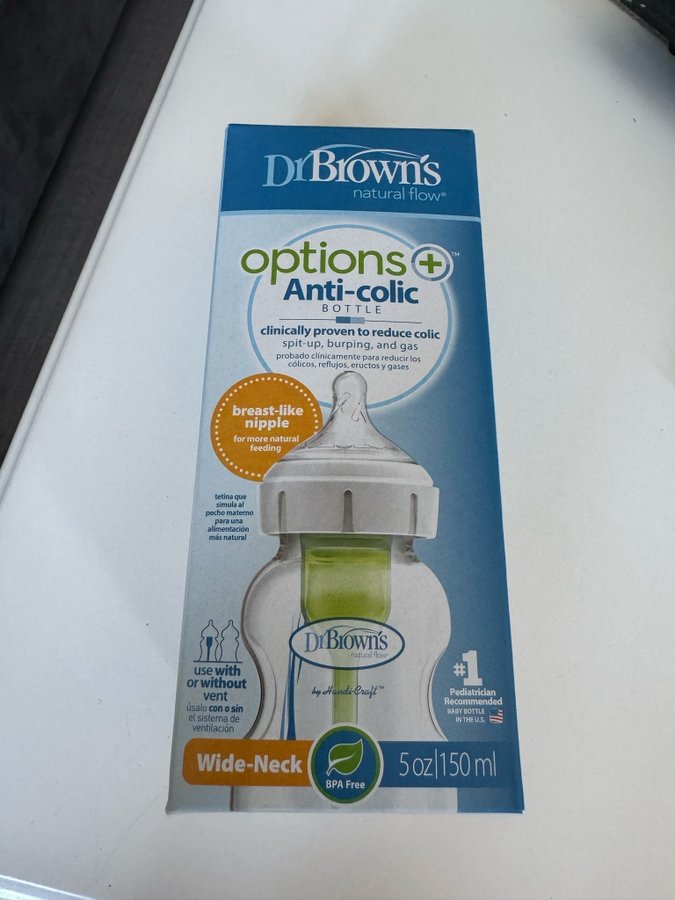 Dr Browns nappflaska options +150ml