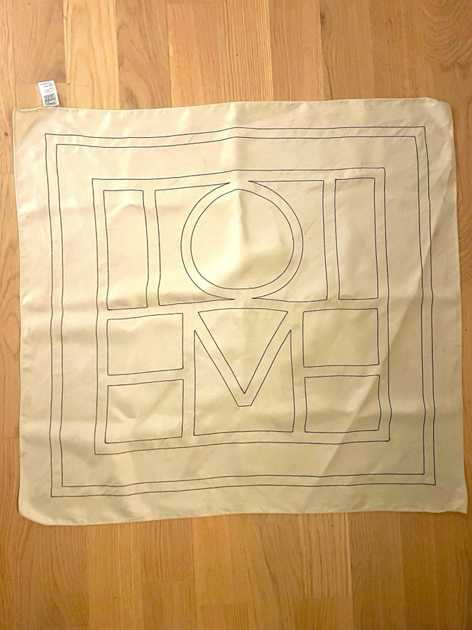 Toteme Monogram Silk Scarf