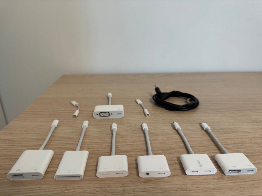 Apple-adaptrar lightning