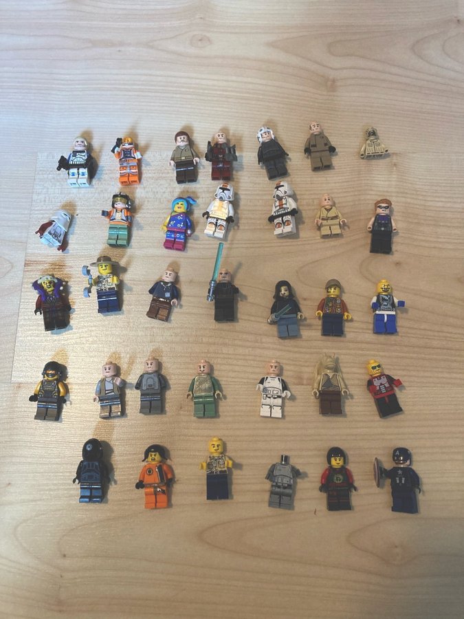 Lego Star Wars Minifigurer  Delar