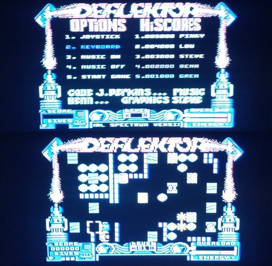 Deflektor (Gremlin Graphics) ->TESTAD<- Commodore 64 / C64 Spel