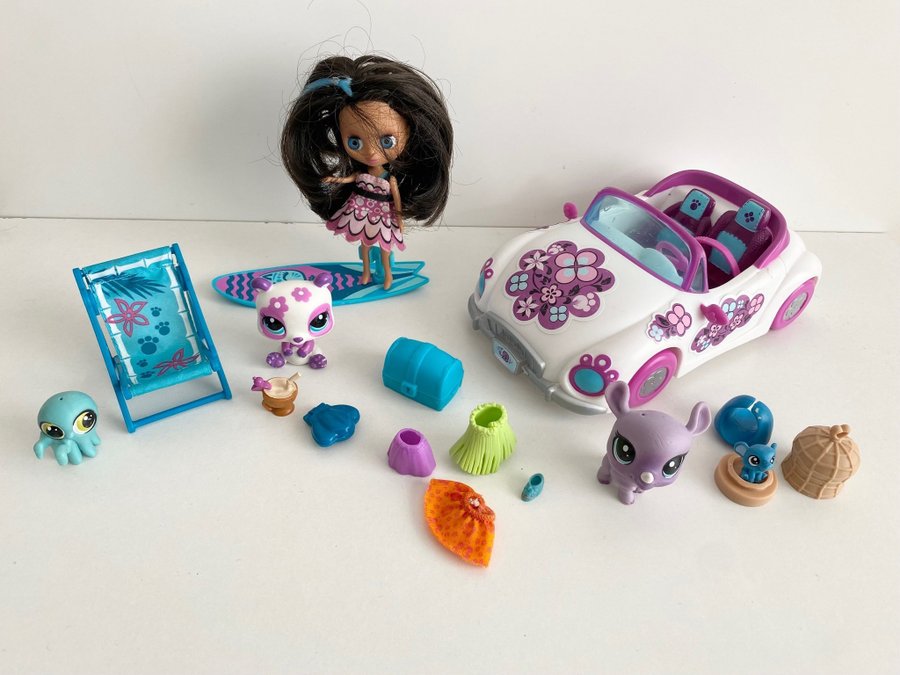 Littlest Pet Shop - Surf  Drive Set