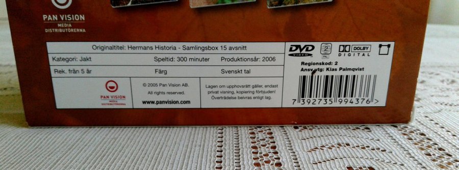 Svenska Jakt Historier - Samlingsbox del 1-8 (DVD) 5 timmar Jakt - Jägare