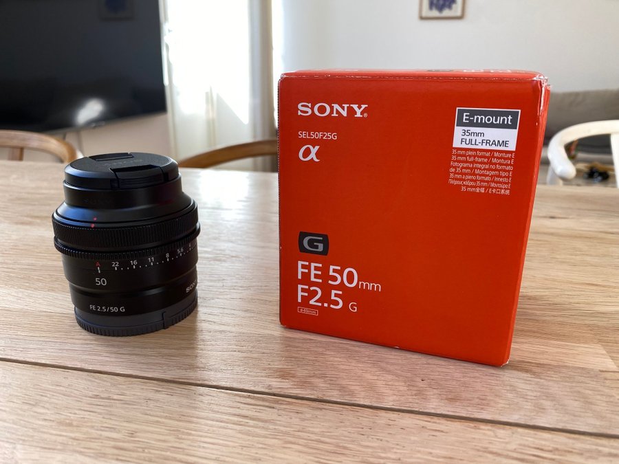 Sony FE 50mm f/2.5 G Objektiv