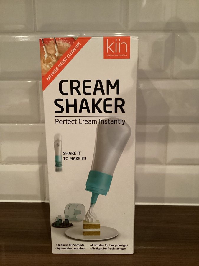 Kiin gräddblandare/ cream shaker. Vispgrädde blandare