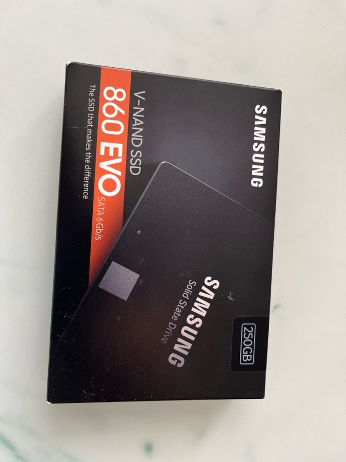 Samsung 860 EVO SSD 250gb