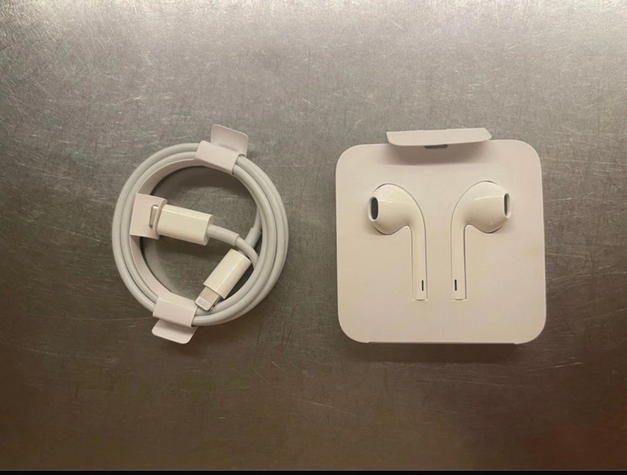 Apple laddkabel  hörlurar