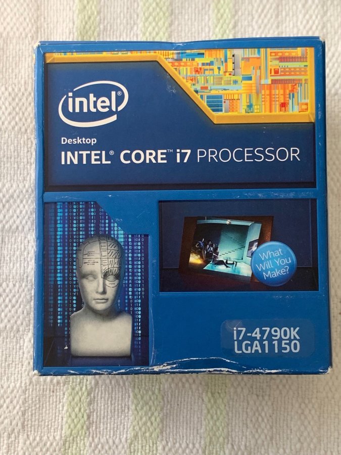 Processor oanvänd intel Icore 7