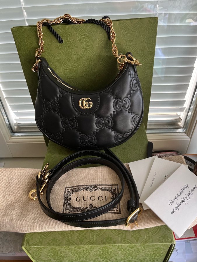 Gucci matelasse moon mini bag