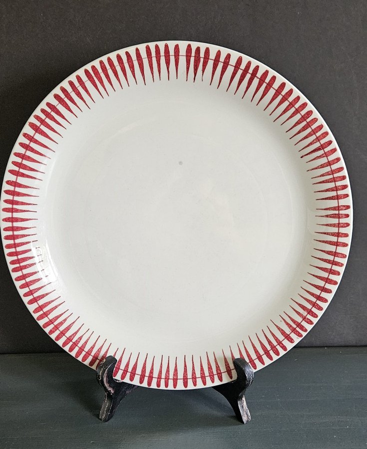 Fat eller stor tallrik. "AMULETT" 1953-58, Design: Wilhelm Kåge för GUSTAVSBERG.