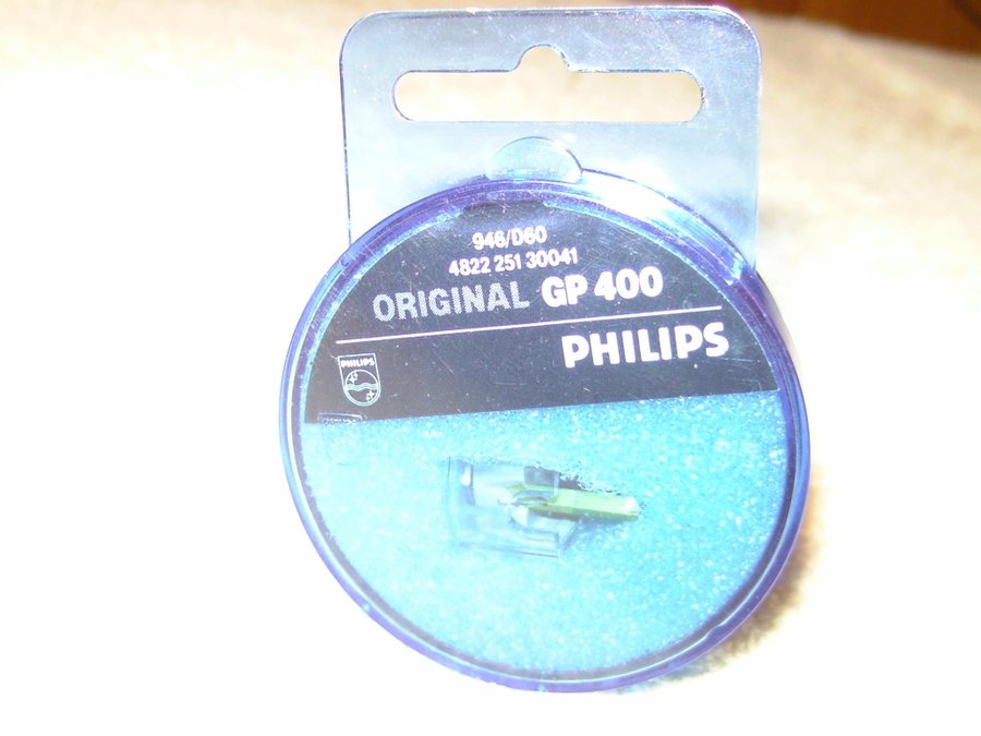 NOS!! Original oanvänd Philips GP 400 nål helt enligt text  bilder!