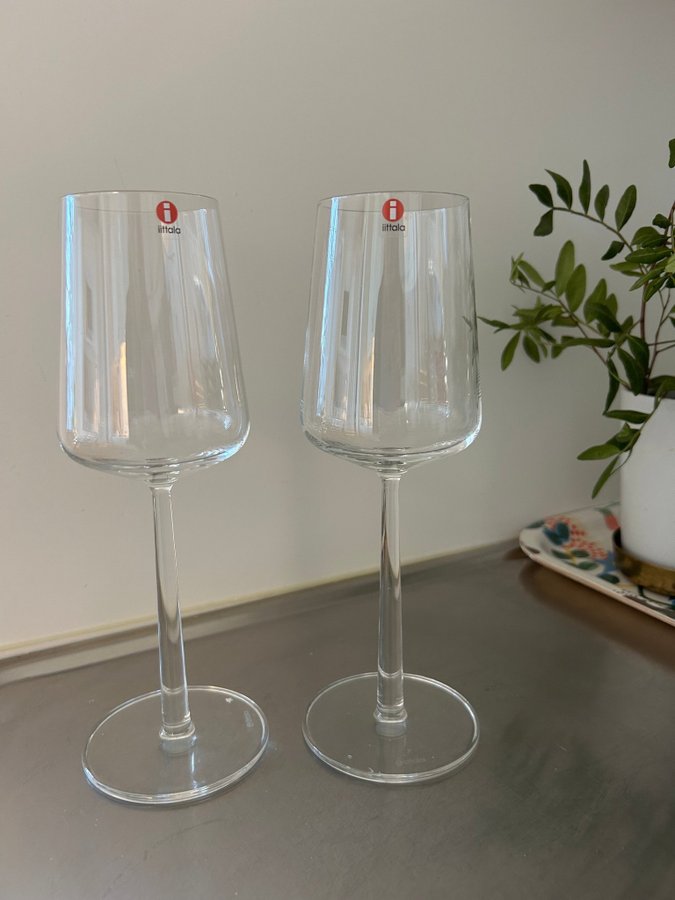 2 st Iittala Vin Glas